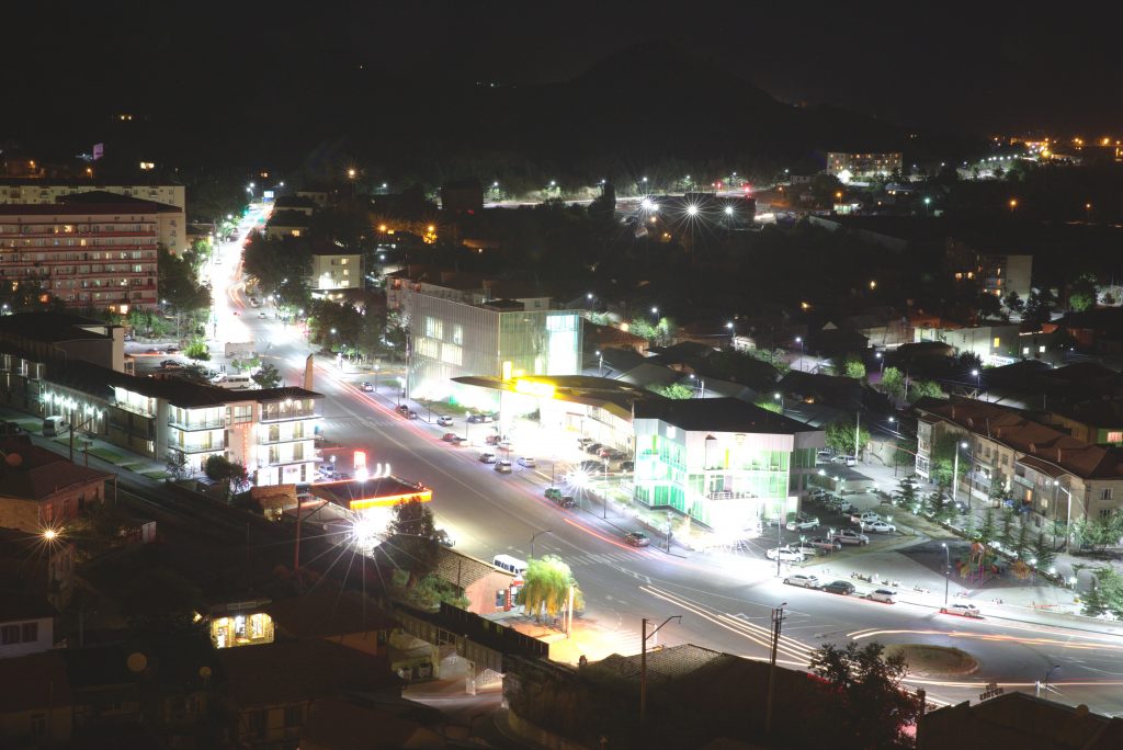 Iluminat stradal pe bază de leduri în orașul Akhaltsikhe 
