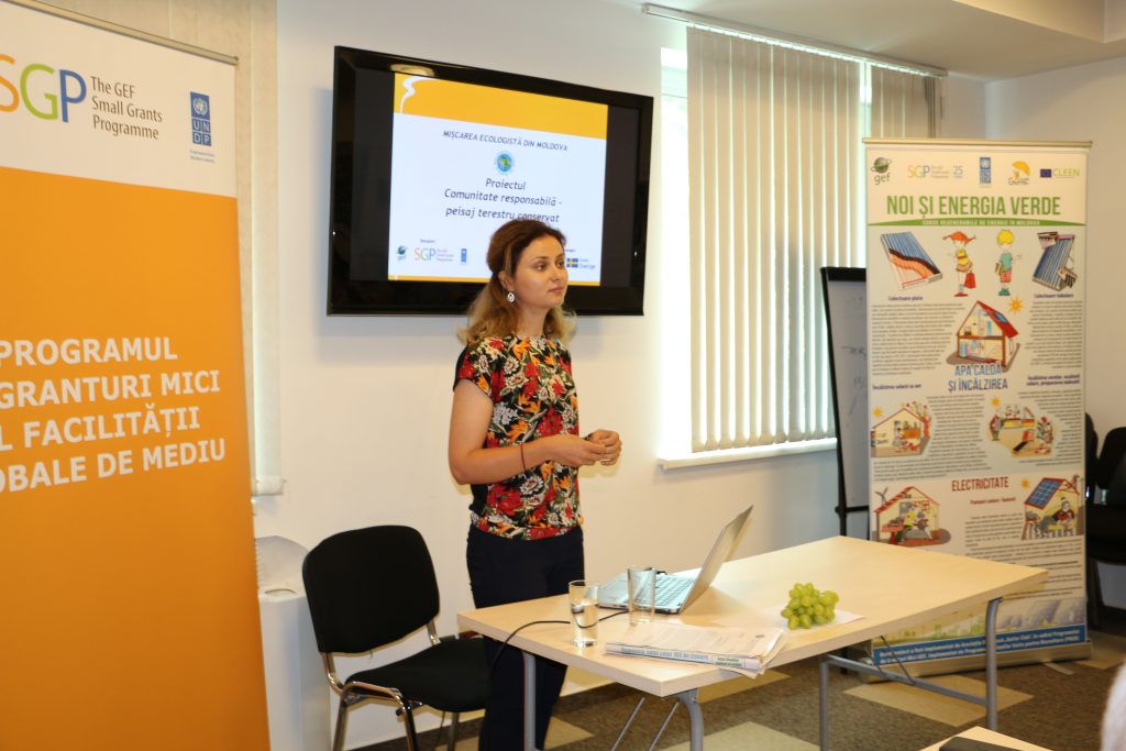 Prezentarea activităţilor realizate de Mişcarea Ecologistă din Moldova 