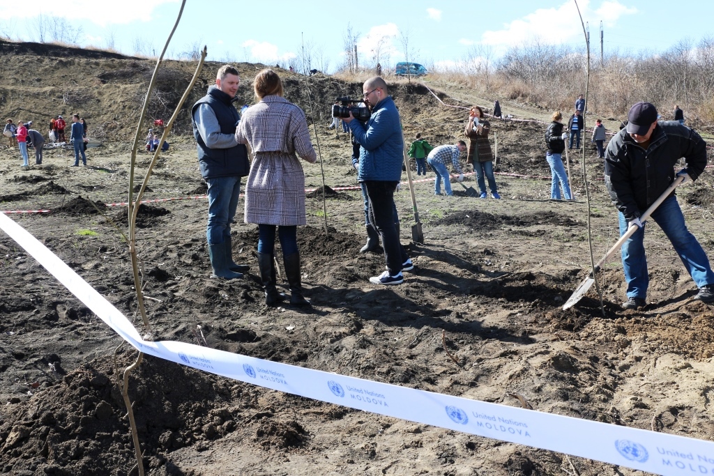  La Tohatin sute de voluntari au participat la acțiunea Plantăm fapte bune în Moldova