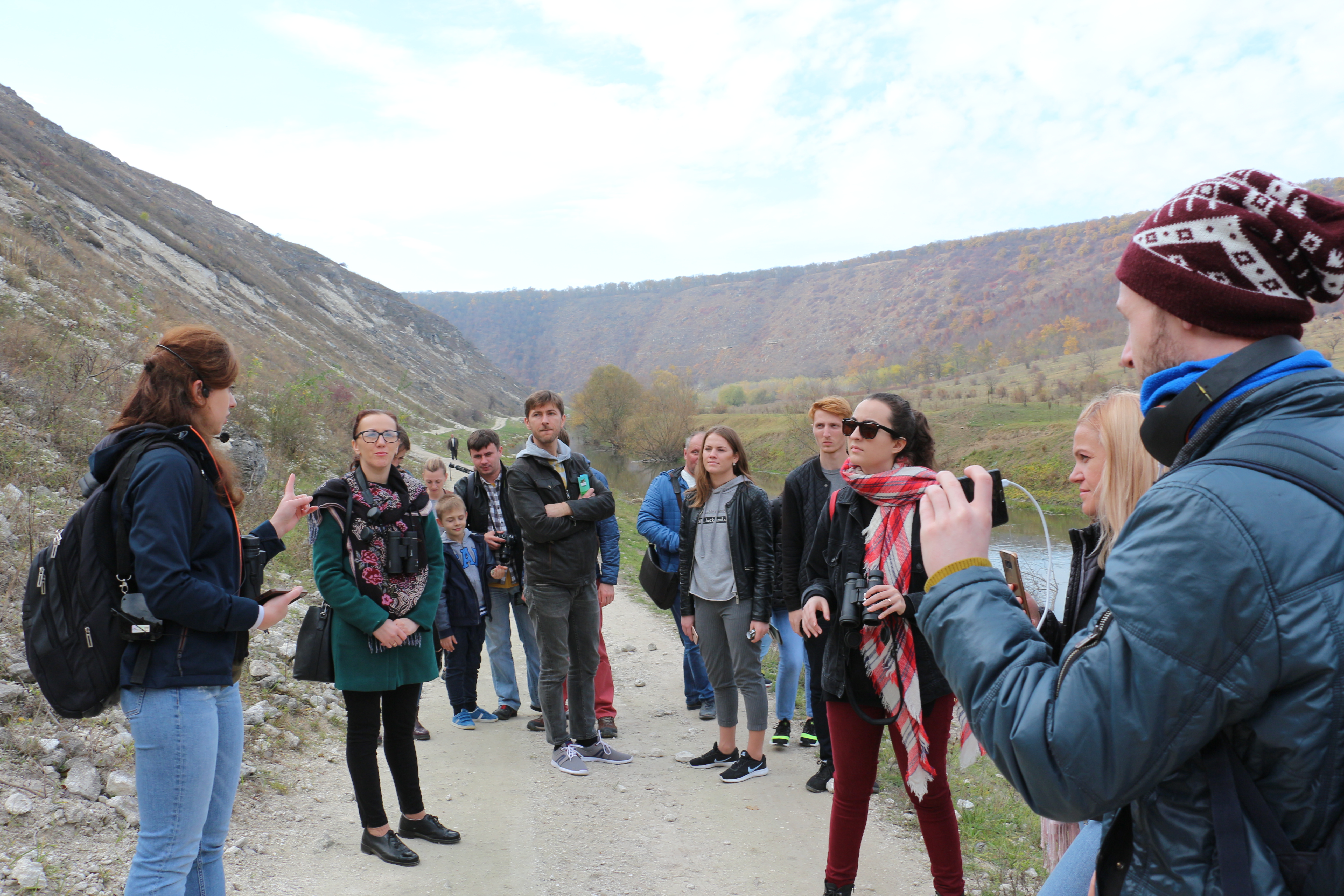Prezentarea în teren a traseului de observare a păsărilor Trebujeni-Furceni 