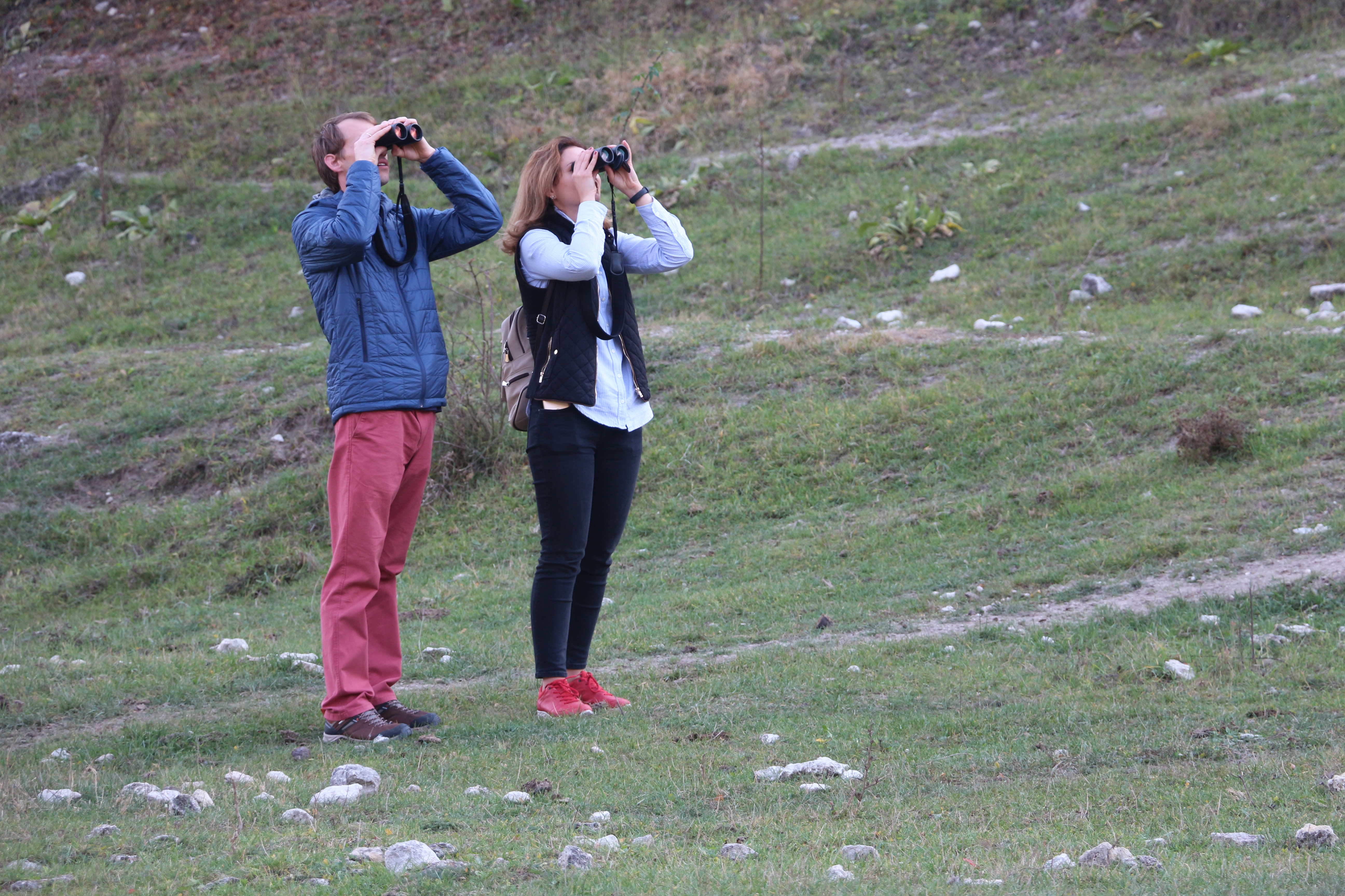 Prezentarea în teren a traseului de observare a păsărilor Trebujeni-Furceni 