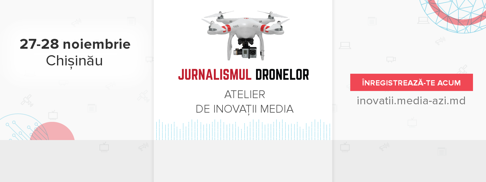  AJMTEM a câștigat la atelierul „Jurnalismul Dronelor”