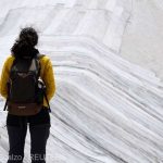 Un gheţar din Italia, acoperit pentru a fi protejat de căldura din timpul verii