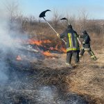 VIDEO/ Incendiu de vegetație în apropiere de șoseaua Balcani. A ars o suprafață de peste 10 hectare