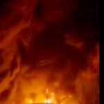 Incendiu de proporții în orașul ucrainean Zhytomyr, la un depozit militar de carburanți