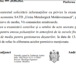 DOC/ Uzina de la Rîbnița a solicitat autorizație pentru  emisia poluanților în atmosferă de la sursele fixe de poluare. Decizia Agenției de Mediu