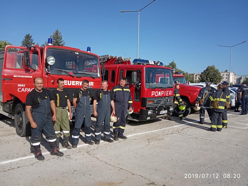 Pompierii voluntari din Capaclia au participat la aplicațiile raionale realizate de către Direcția Servicii Excepționale Cantemir