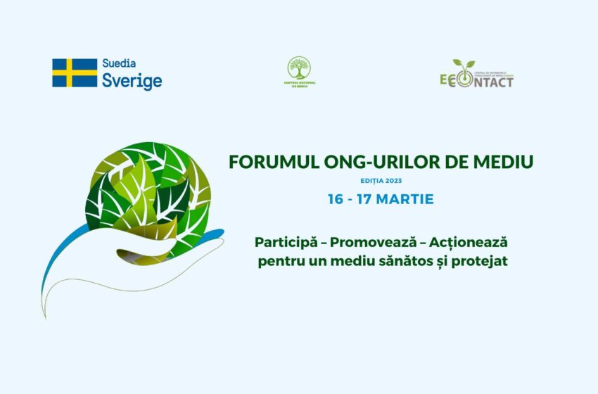  „Participă – Promovează – Acționează pentru un mediu sănătos și protejat”. Ce subiecte vor fi abordate la Forumul ONG-urilor de mediu?