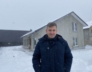 Alexandru Vrabie și-a construit o casă pasivă în satul Coloniță