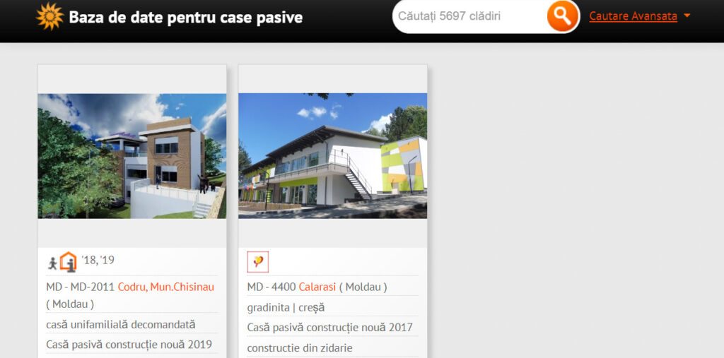 Case pasive certificate în Republica Moldova