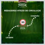 Reducerea vitezei de circulație pe traseul Chișinău-Leușeni pe durata Festivalului Pădurilor