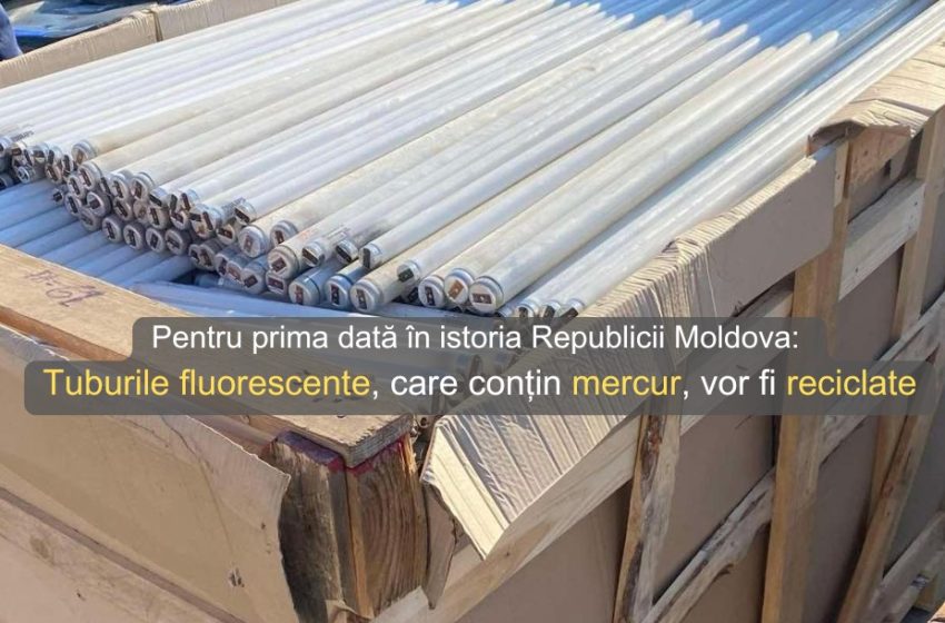  Noutatea zilei: Lămpile care conțin mercur vor fi reciclate, pentru prima dată în istoria Republicii Moldova