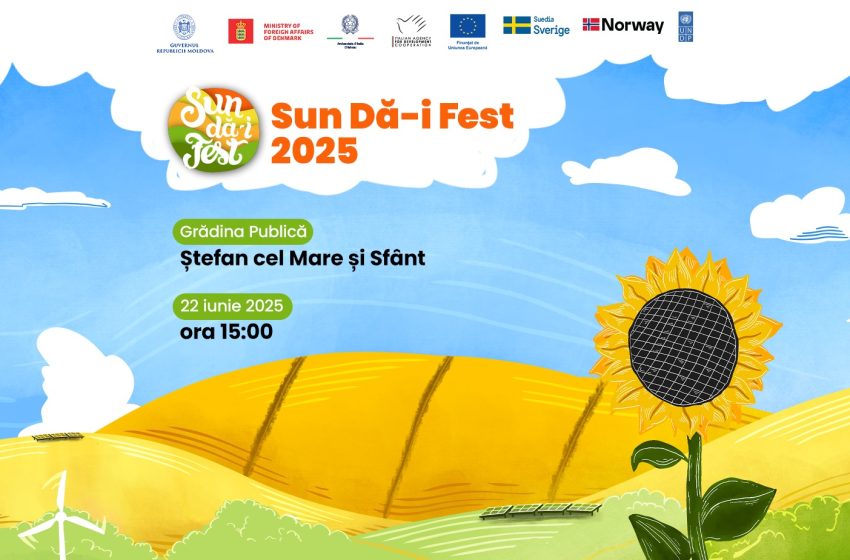 Vino la Sun Dă-i Fest 2025! Energia verde, distracția și inovația se întâlnesc în inima Chișinăului