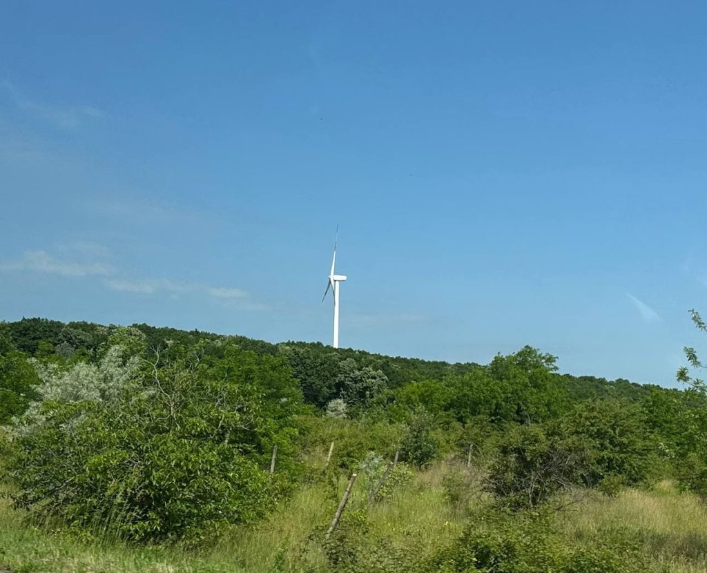 Turbină eoliană. Foto: Ludmila Hițuc