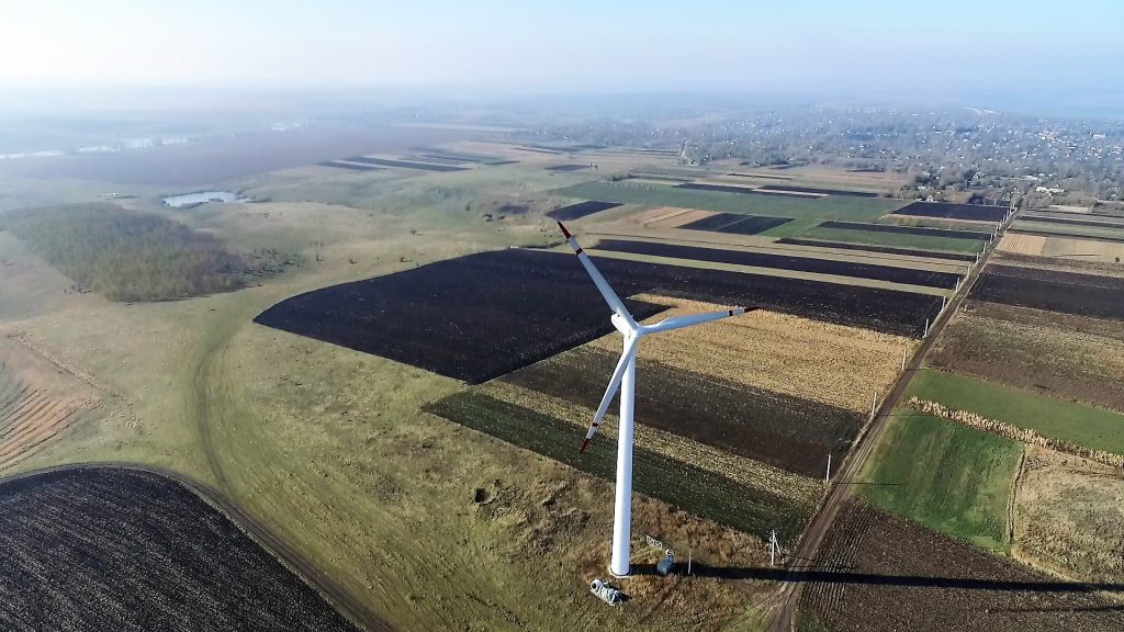 Prima turbină eoliană din R. Moldova, Brătușeni, Edineț