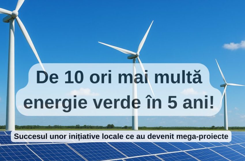  (FOTO/INFOGRAFIC) Exemple pozitive din tranziția energetică verde a Republicii Moldova: de la inițiative locale la mega-proiecte naționale în domeniile eolian și fotovoltaic