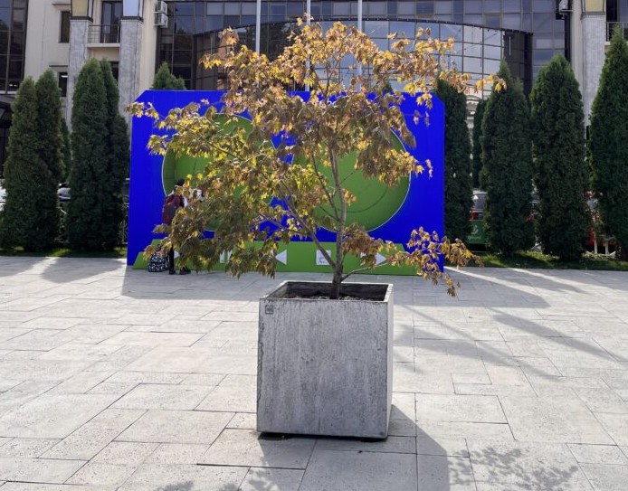 Scuarul Mihai Eminescu. Foto Ecopresa