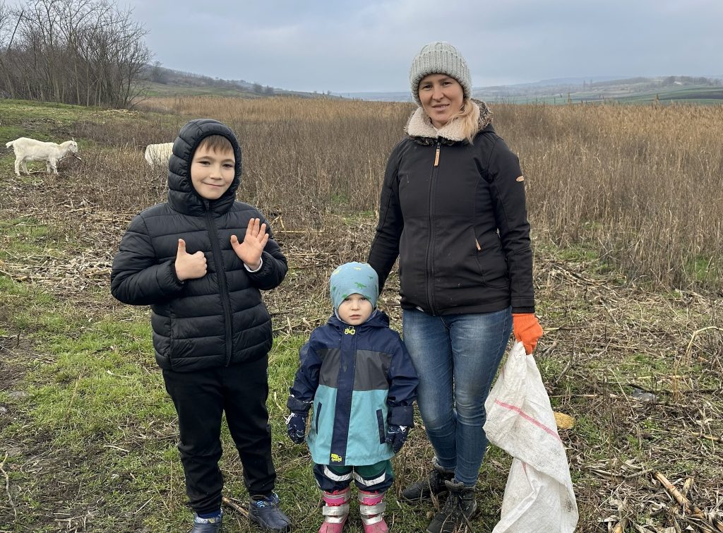 Tatiana Curchi, împreună cu fiul Alexandru și nepotul Mihai