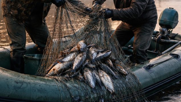  784.000 lei prejudiciu din pescuit ilegal la Costești–Stânca: doi bărbați condamnați