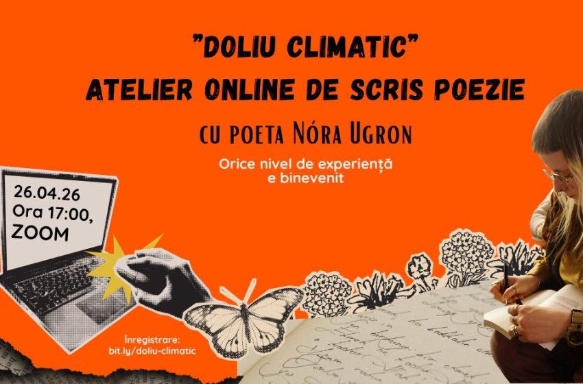  Un atelier de poezie ne invită să scriem despre emoțiile provocate de criza climatică